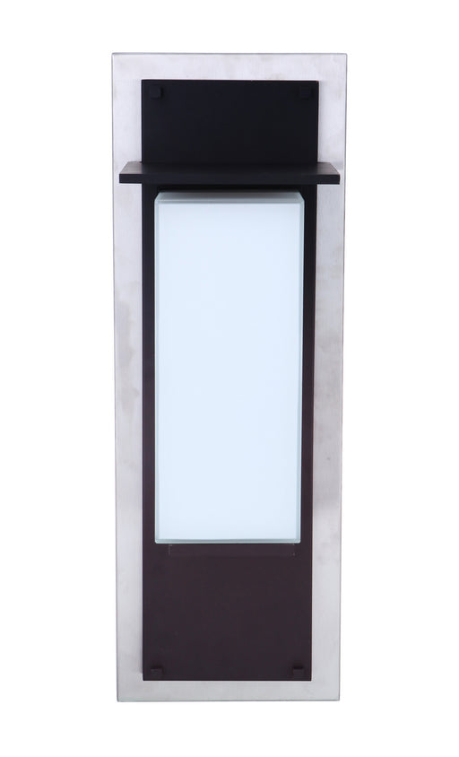 Craftmade - ZA2512-SSMN-LED - LED Outdoor Lantern - Heights - Stainless Steel/Midnight