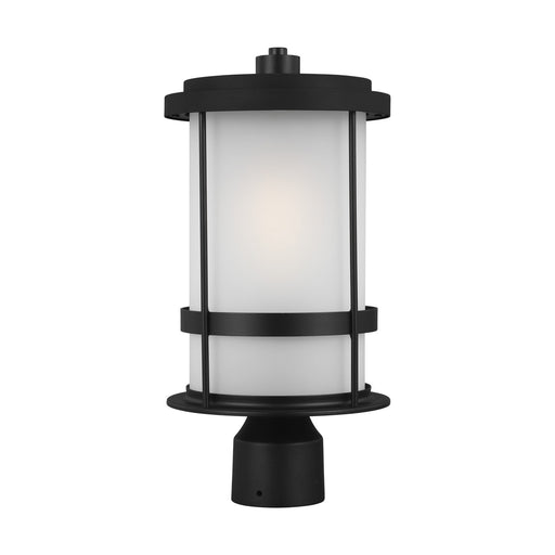 Generation Lighting. - 8290901-12 - One Light Outdoor Post Lantern - Wilburn - Black