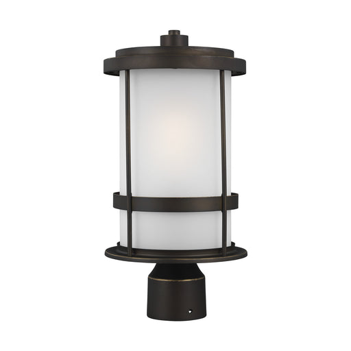 Generation Lighting. - 8290901-71 - One Light Outdoor Post Lantern - Wilburn - Antique Bronze
