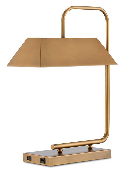 Currey and Company - 6000-0565 - Two Light Table Lamp - Hoxton - Light Antique Brass