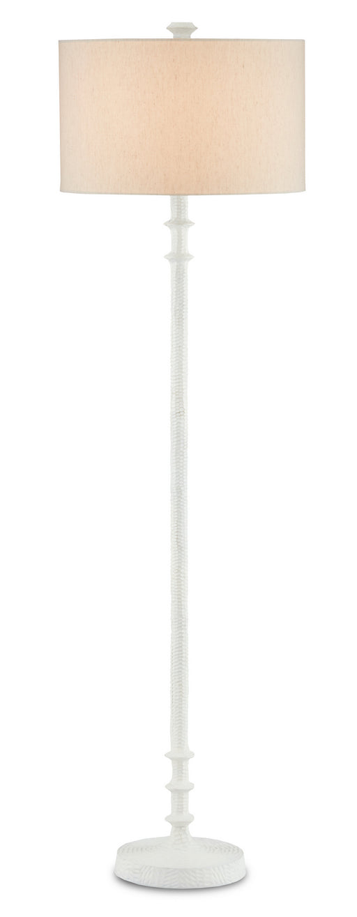 Currey and Company - 8000-0106 - One Light Floor Lamp - Gallo - Antique White