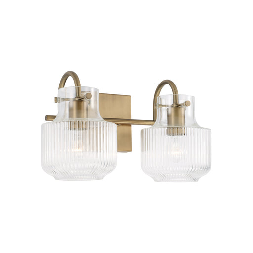 Capital Lighting - 145121AD - Two Light Vanity - Nyla - Aged Brass