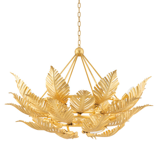 Corbett Lighting - 317-412-GL - 12 Light Chandelier - Tropicale - Gold Leaf