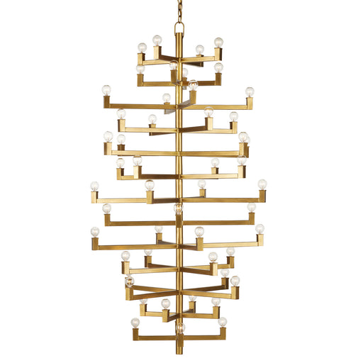 Currey and Company - 9000-0918 - 52 Light Chandelier - Andre - Brass