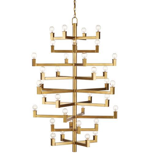 Currey and Company - 9000-0919 - 36 Light Chandelier - Andre - Brass
