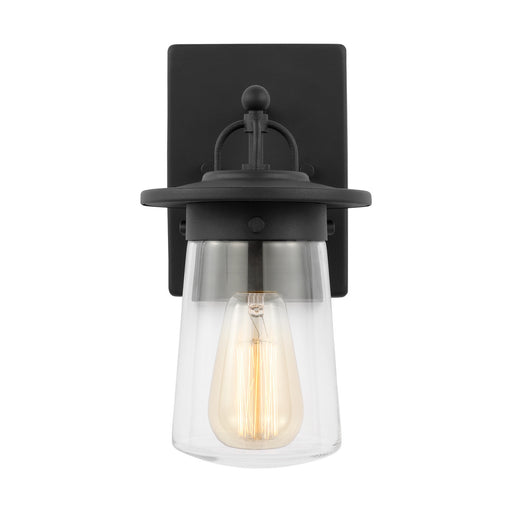 Generation Lighting. - 8508901-12 - One Light Outdoor Wall Lantern - Tybee - Black