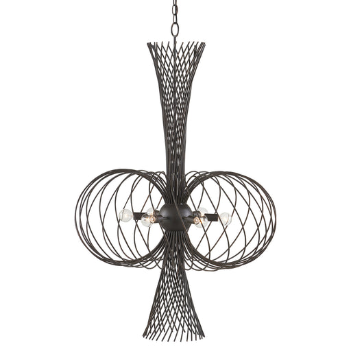 Currey and Company - 9000-0963 - Six Light Chandelier - Akio - Bronze Gold