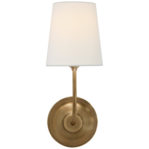 Visual Comfort Signature - TOB 2007HAB-L - One Light Wall Sconce - Vendome - Hand-Rubbed Antique Brass