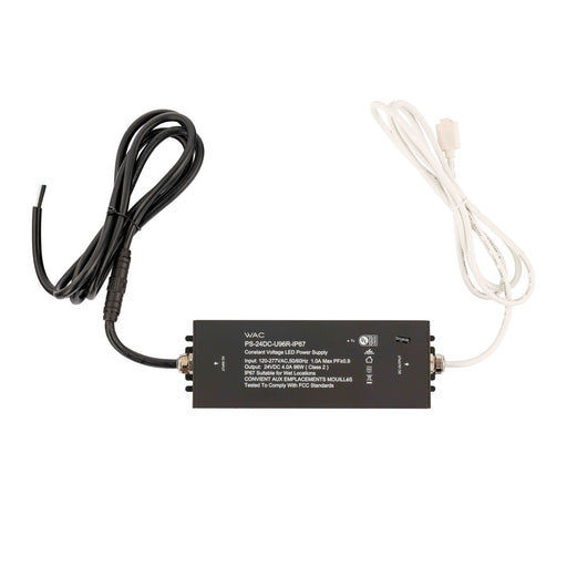 W.A.C. Lighting - PS-24DC-U96R-IP67 - Outdoor Remote Power Supply - Invisiled Outdoor - BLACK