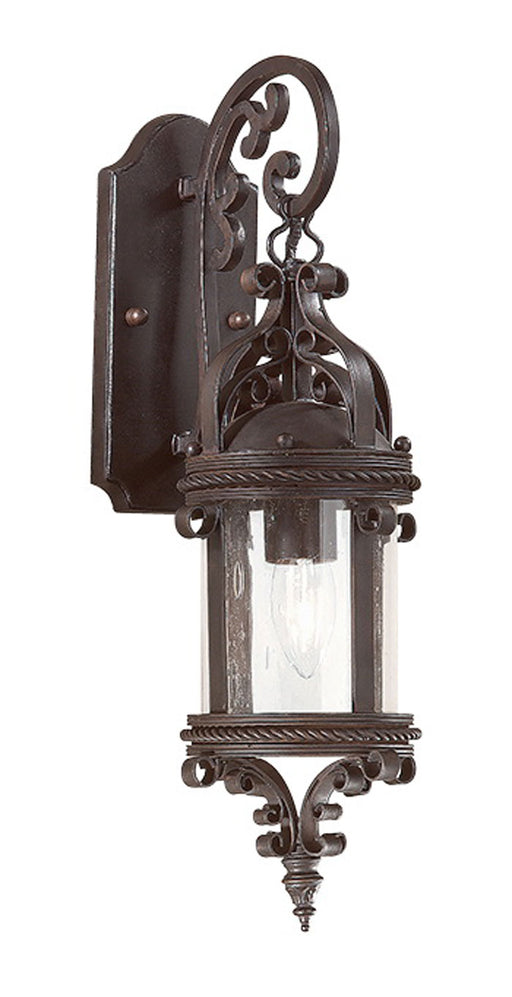 Troy Lighting - B9121-SFB - One Light Wall Lantern - Pamplona - Old Bronze