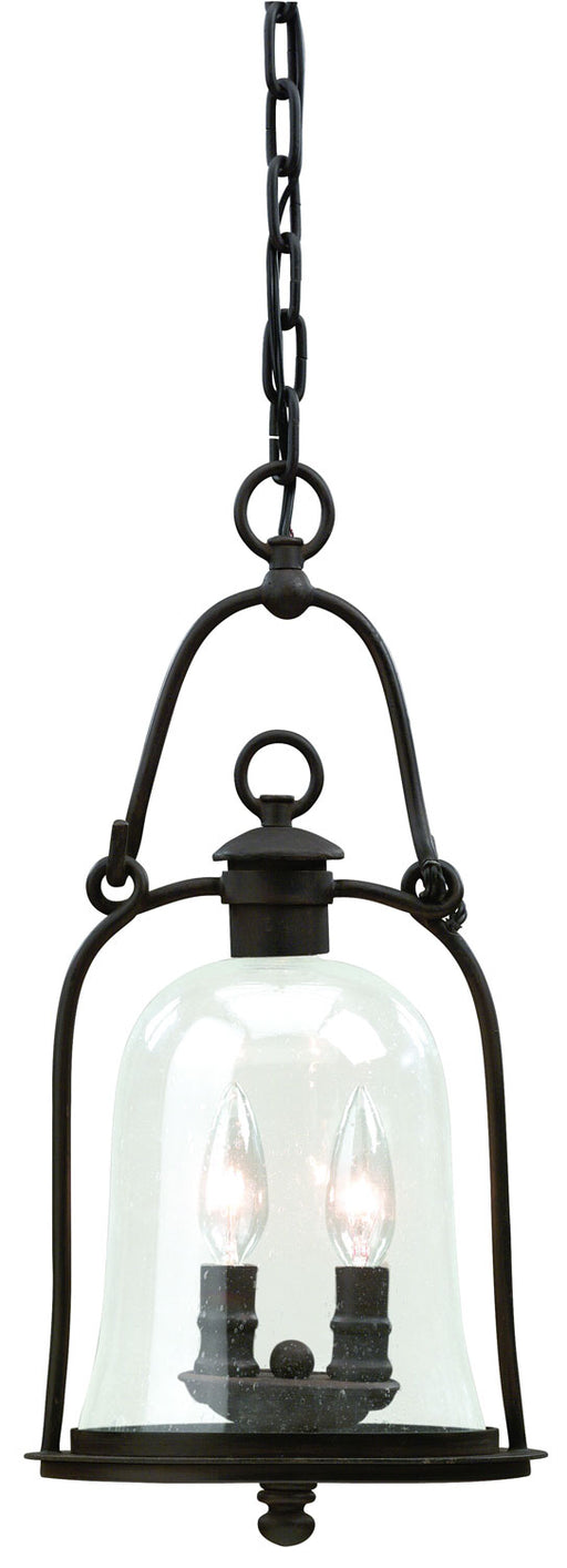 Troy Lighting - F9466-TBK - Two Light Hanging Lantern - Owings Mill - Natural Bronze