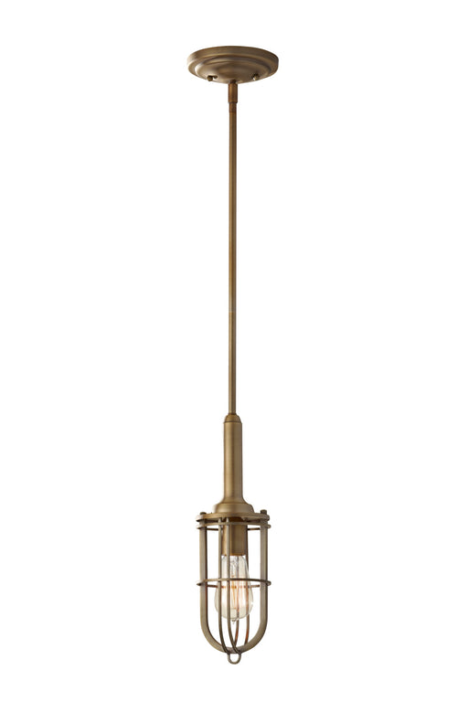 Generation Lighting. - P1240DAB - One Light Pendant - Urban Renewal - Dark Antique Brass
