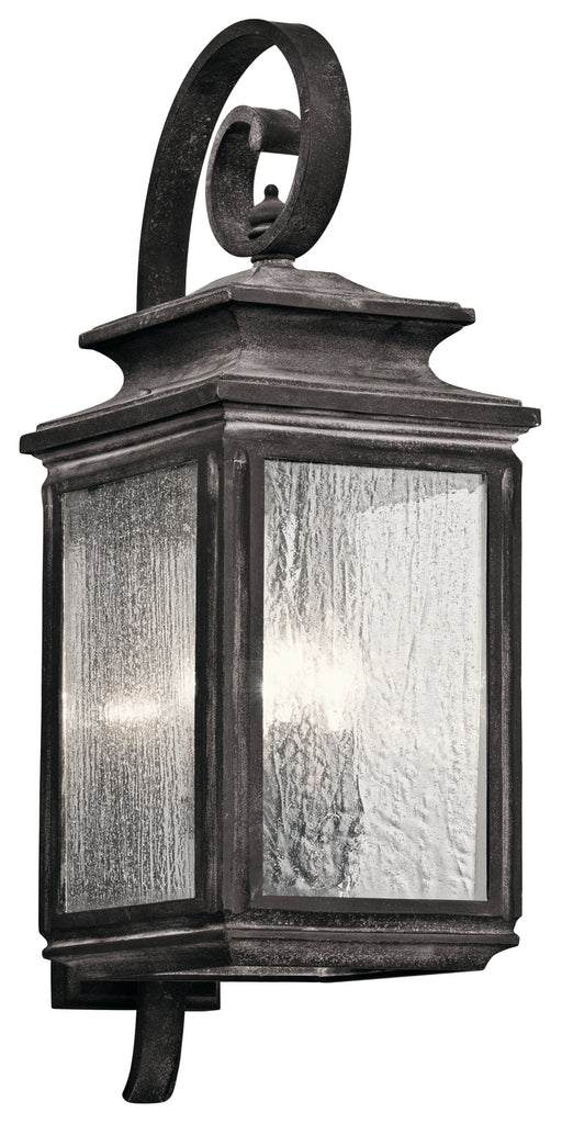 Kichler - 49503WZC - Four Light Outdoor Wall Mount - Wiscombe Park - Weathered Zinc