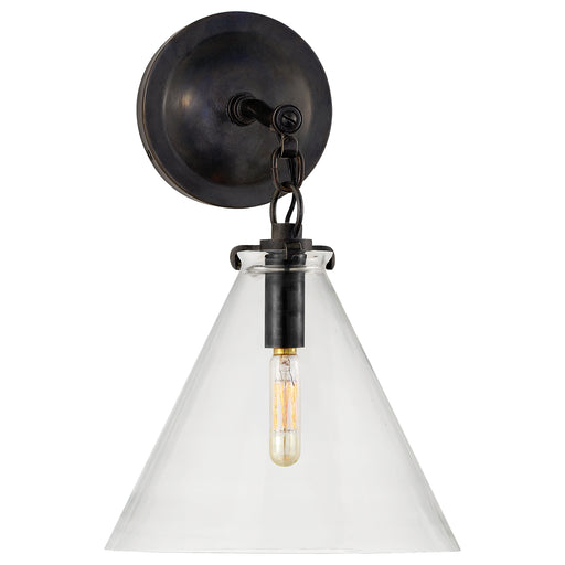 Visual Comfort Signature - TOB 2225BZ/G6-CG - One Light Wall Sconce - Katie Conical - Bronze