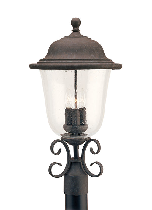 Generation Lighting. - 8259EN-46 - Three Light Outdoor Post Lantern - Trafalgar - Oxidized Bronze