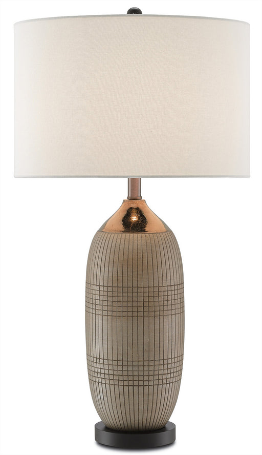Currey and Company - 6000-0096 - One Light Table Lamp - Alexander - Matte & Glossy Gold/Black