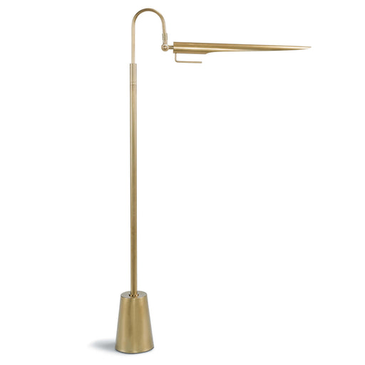 Regina Andrew - 14-1017NB - One Light Floor Lamp - Raven - Natural Brass