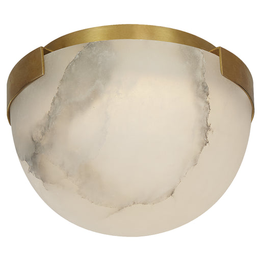 Visual Comfort Signature - KW 4011AB-ALB - LED Flush Mount - Melange - Antique-Burnished Brass