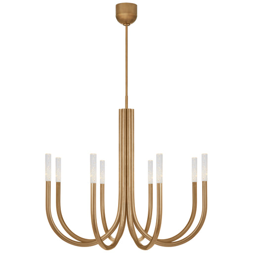 Visual Comfort Signature - KW 5581AB-SG - LED Chandelier - Rousseau - Antique-Burnished Brass