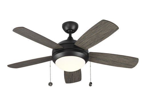 Generation Lighting. - 5DIC44AGPD-V1 - 44"Ceiling Fan - Discus - Aged Pewter