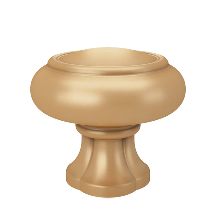 Atlas Lanehurst Knob 1 1/4 Inch Warm Brass