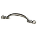 Advantage Plus Two 3 inch CC Brushed Black Nickel Rounded End Pull