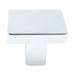 Contemporary Advantage One Polished Chrome Square Knob
