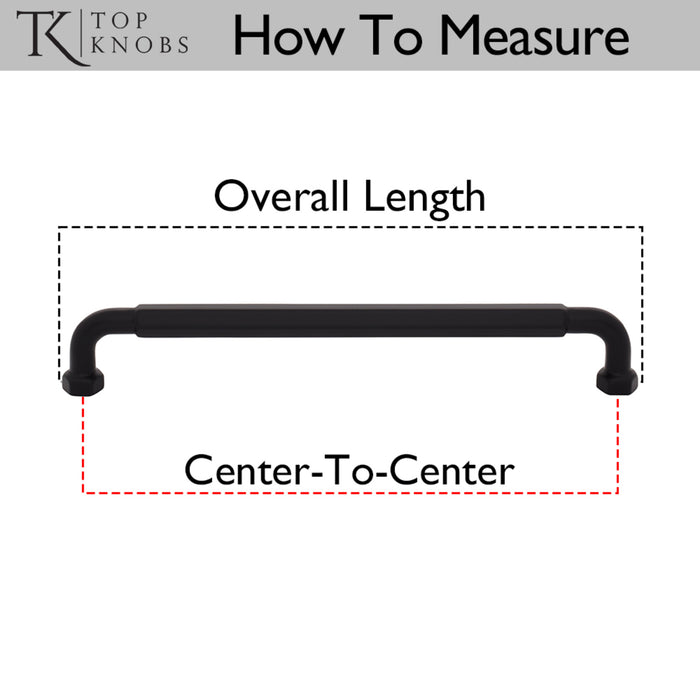 Top Knobs Dustin 12" Center to Center Appliance Pull