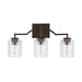 Capital Lighting - 139331BZ-500 - Three Light Vanity - Carter - Bronze