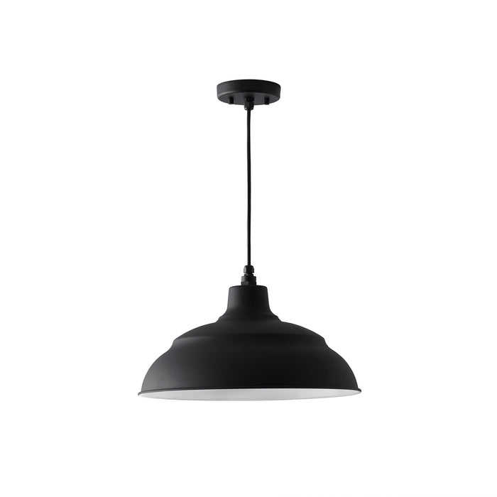 Capital Lighting - 936312BK - Shade & Cord Canopy - RLM - Black