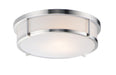 Maxim - 10270WTSN - Three Light Flush Mount - Rogue E26 - Satin Nickel