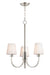 Maxim - 11823SWSN - Three Light Chandelier - Shelter - Satin Nickel