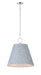 Maxim - 14434GYSN - One Light Pendant - Acoustic - Satin Nickel