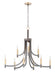 Maxim - 21529BZAB - Nine Light Chandelier - Lyndon - Bronze / Antique Brass