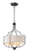 Maxim - 25284WLBZAB - Four Light Chandelier - Savant - Bronze / Antique Brass