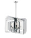 Maxim - 28677PNBK - Five Light Pendant - Radial - Polished Nickel / Black