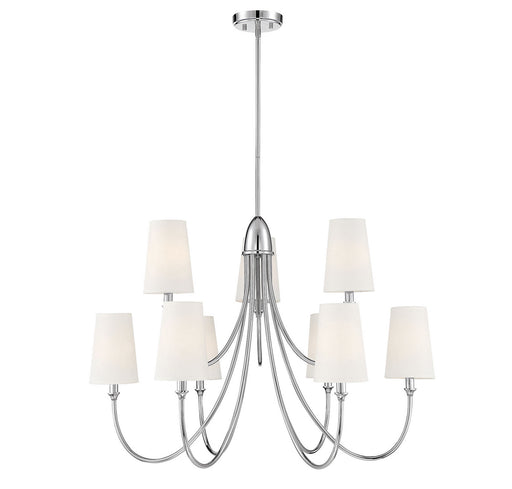 Savoy House - 1-2541-9-109 - Nine Light Chandelier - Cameron - Polished Nickel