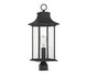 Savoy House - 5-454-BK - One Light Post Lantern - Hancock - Matte Black