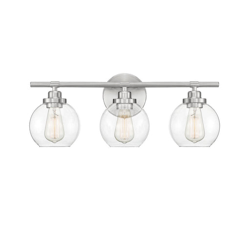 Savoy House - 8-4050-3-SN - Three Light Bath Bar - Carson - Satin Nickel