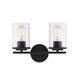Savoy House - 8-8020-2-BK - Two Light Bath Bar - Marshall - Matte Black