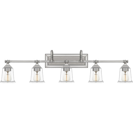 Quoizel - NLC8605BN - Five Light Bath Fixture - Nicholas - Brushed Nickel