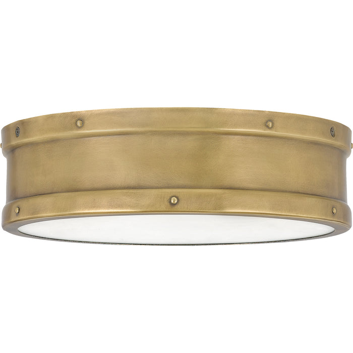 Quoizel - QF5224WS - LED Flush Mount - Ahoy - Weathered Brass