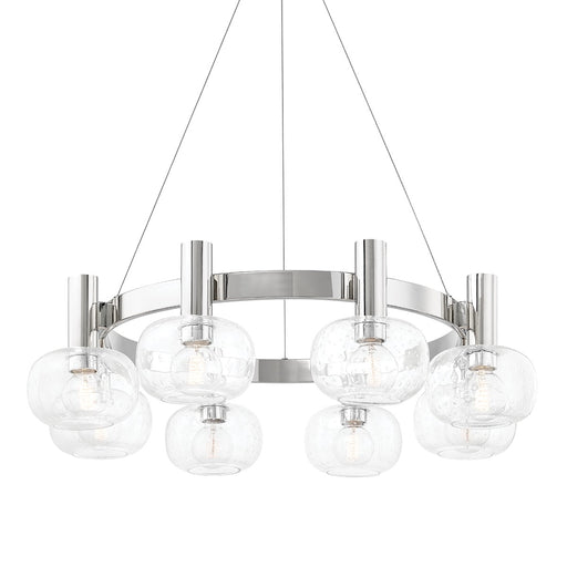 Mitzi - H403808-PN - Eight Light Chandelier - Harlow - Polished Nickel