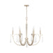 Capital Lighting - 437061WG - Six Light Chandelier - Gwyneth - Winter Gold