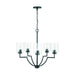 Capital Lighting - 439351MB-500 - Five Light Chandelier - Carter - Matte Black