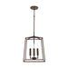 Capital Lighting - 537641OR - Four Light Foyer Pendant - Thea - Oil Rubbed Bronze