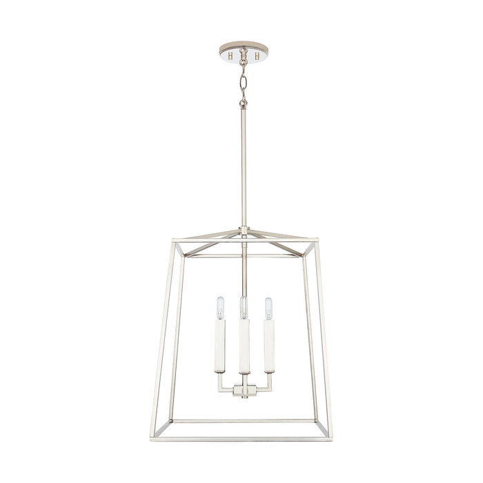 Capital Lighting - 537642PN - Four Light Foyer Pendant - Thea - Polished Nickel