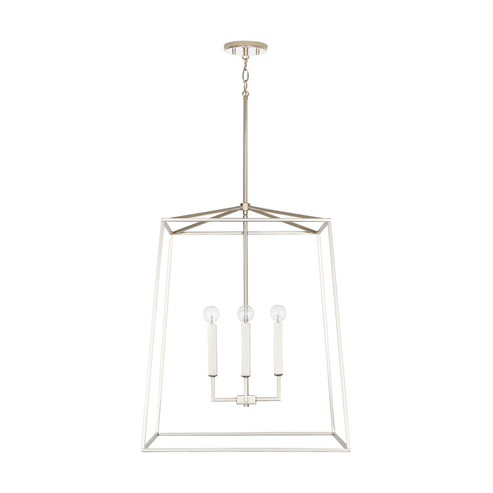 Capital Lighting - 537643PN - Four Light Foyer Pendant - Thea - Polished Nickel