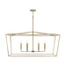 Capital Lighting - 837661AD - Six Light Island Pendant - Thea - Aged Brass