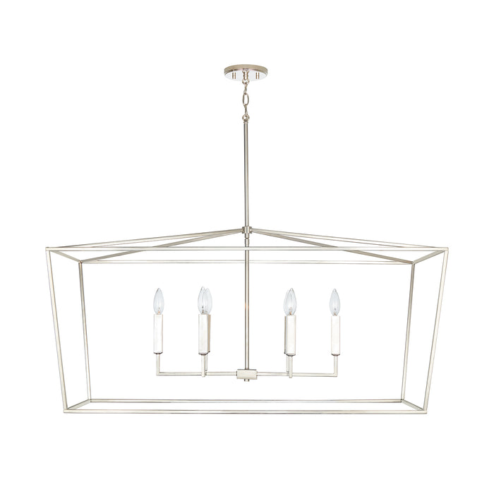 Capital Lighting - 837661PN - Six Light Island Pendant - Thea - Polished Nickel